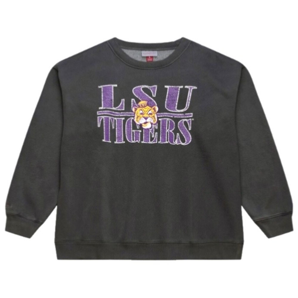 LSU Tigers NCAA Sweatshirt Large Oversized Louisiana College Football M&N NWT